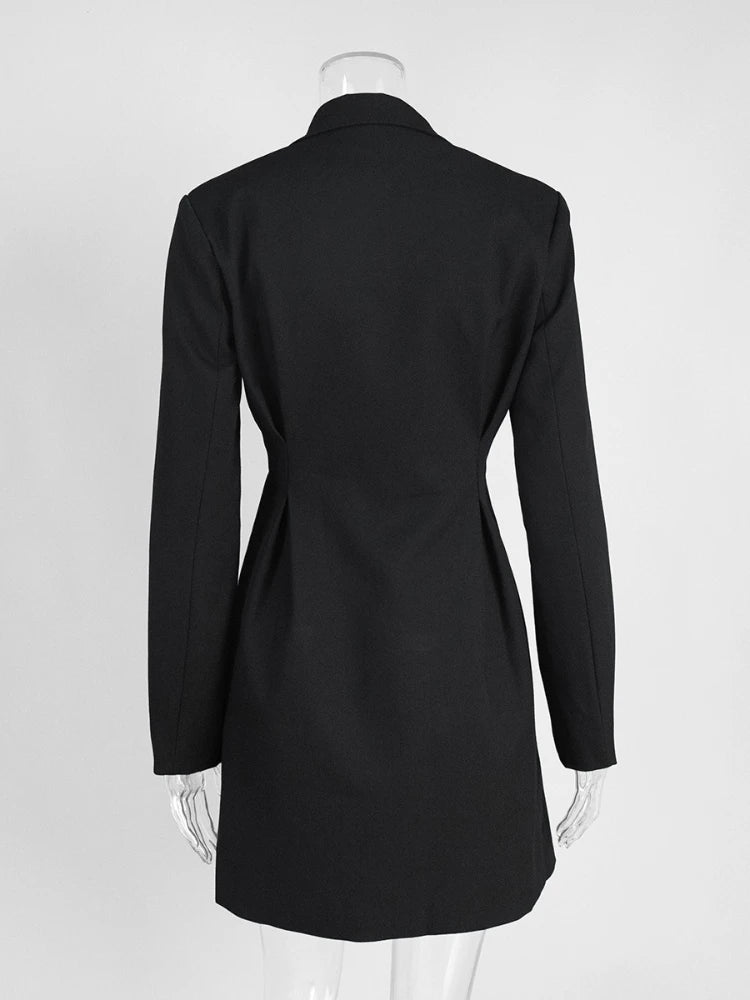 TITLE: Sophisticated Chic Blazer Dress Option