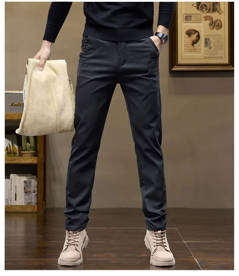 Winter Fleece Smart Casual Trousers