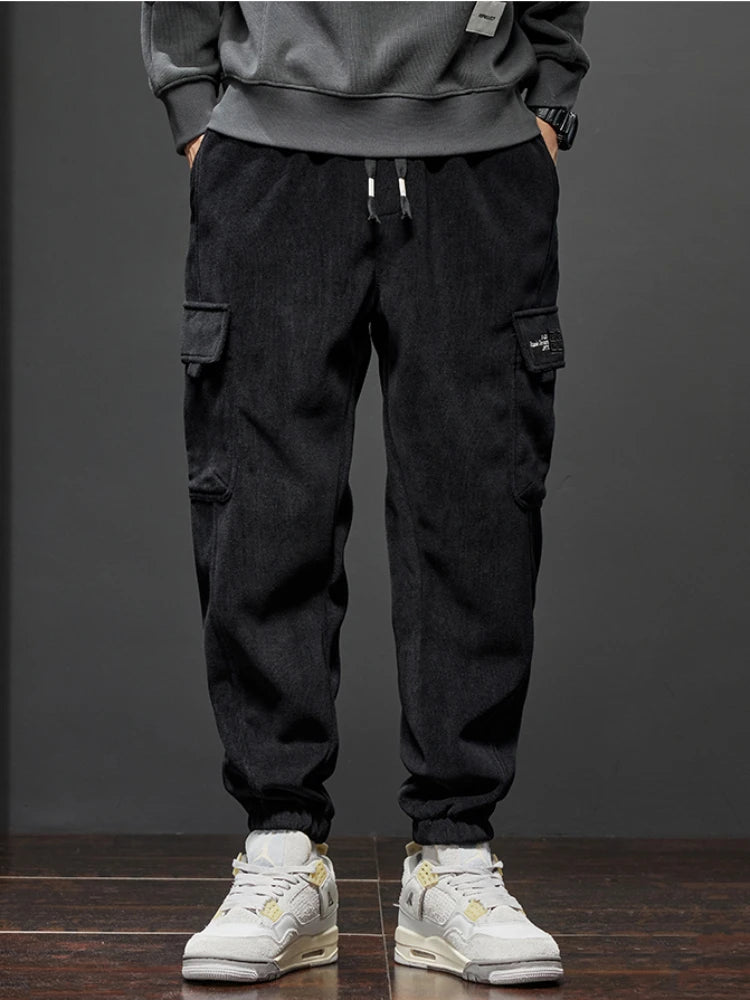 Elastic Waist Casual Jogger Pants
