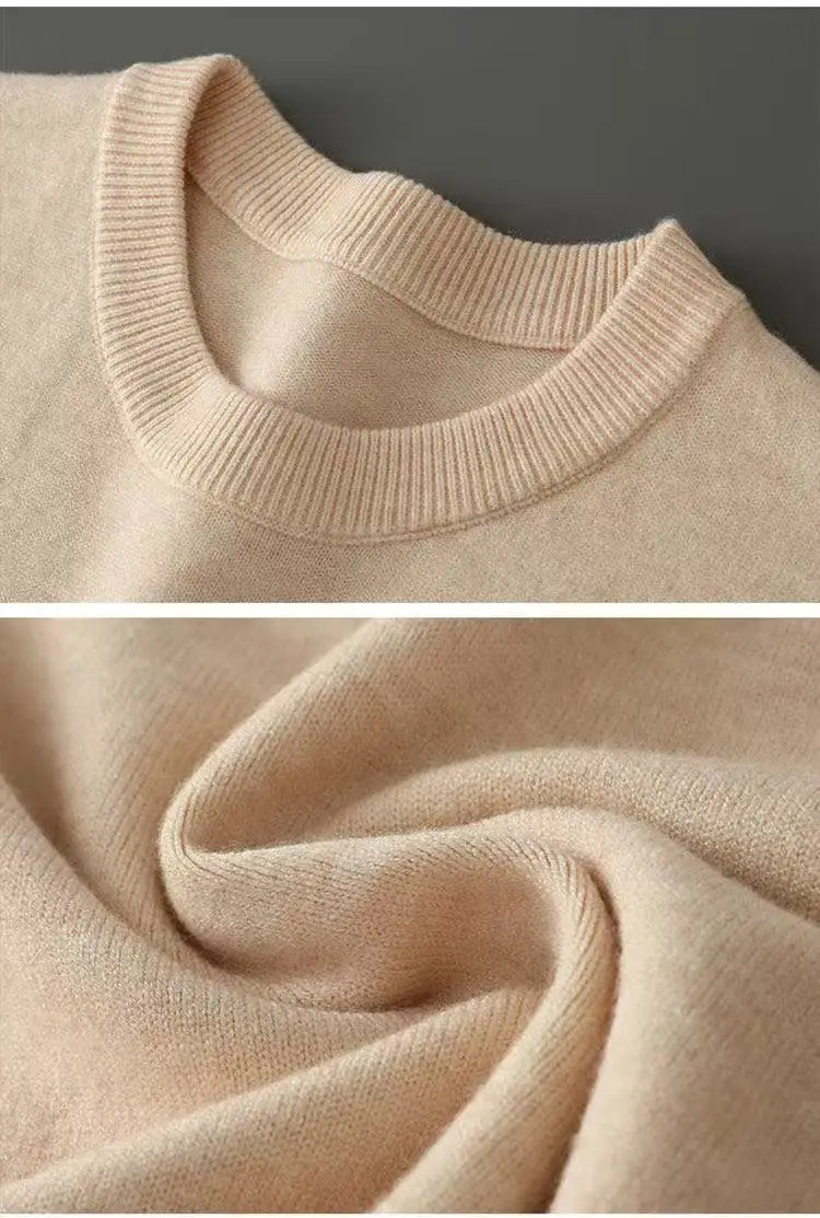 Elastic Warm Knit Pullover