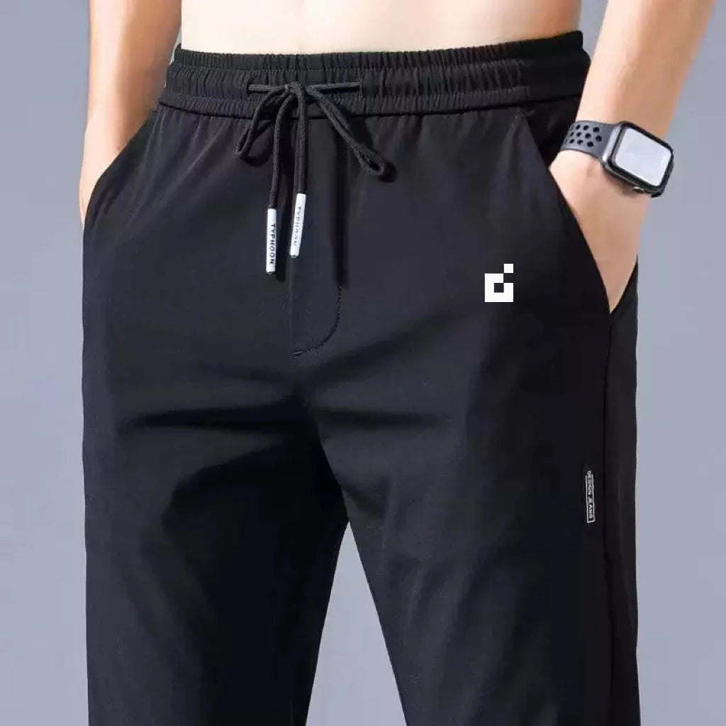Men‘s Fitness Joggers Summer Breathable Quick Dry Stretch Slim Fit Straight Leg Pants Gym Workout Trousers 5XL