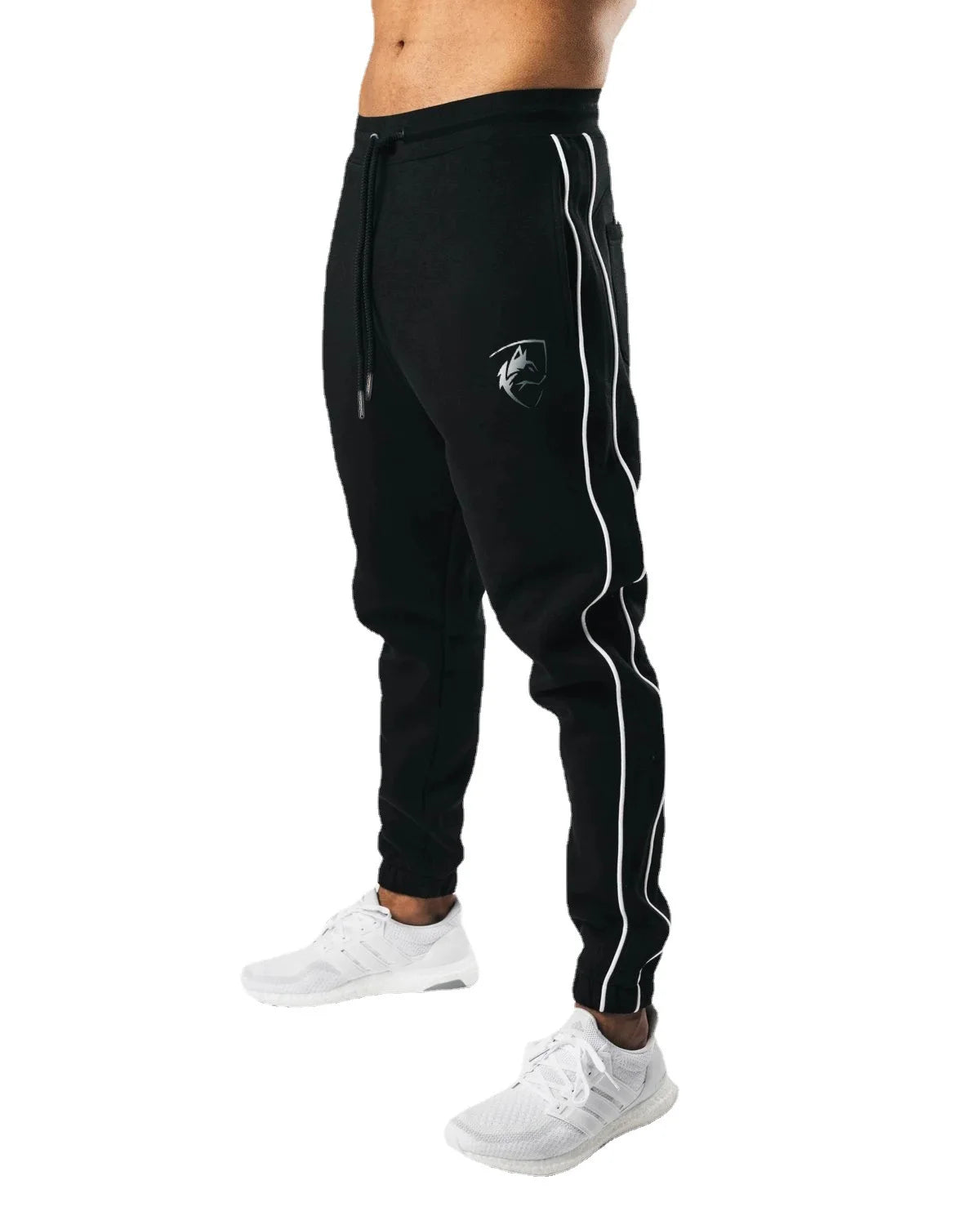 Men's Casual Jogger Pants Winter Sports Tapered Sweatpants for Running Training