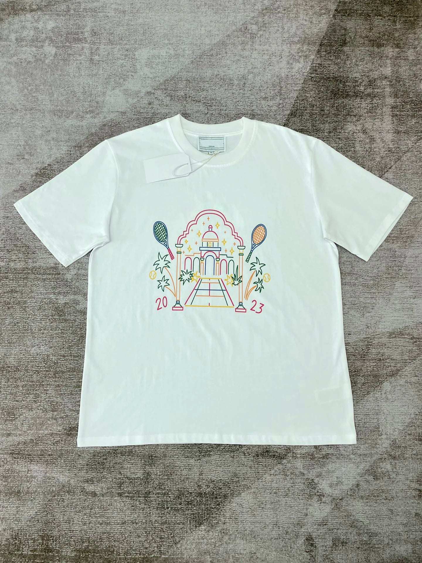 Oversized Fruit Logo Cotton Tee
