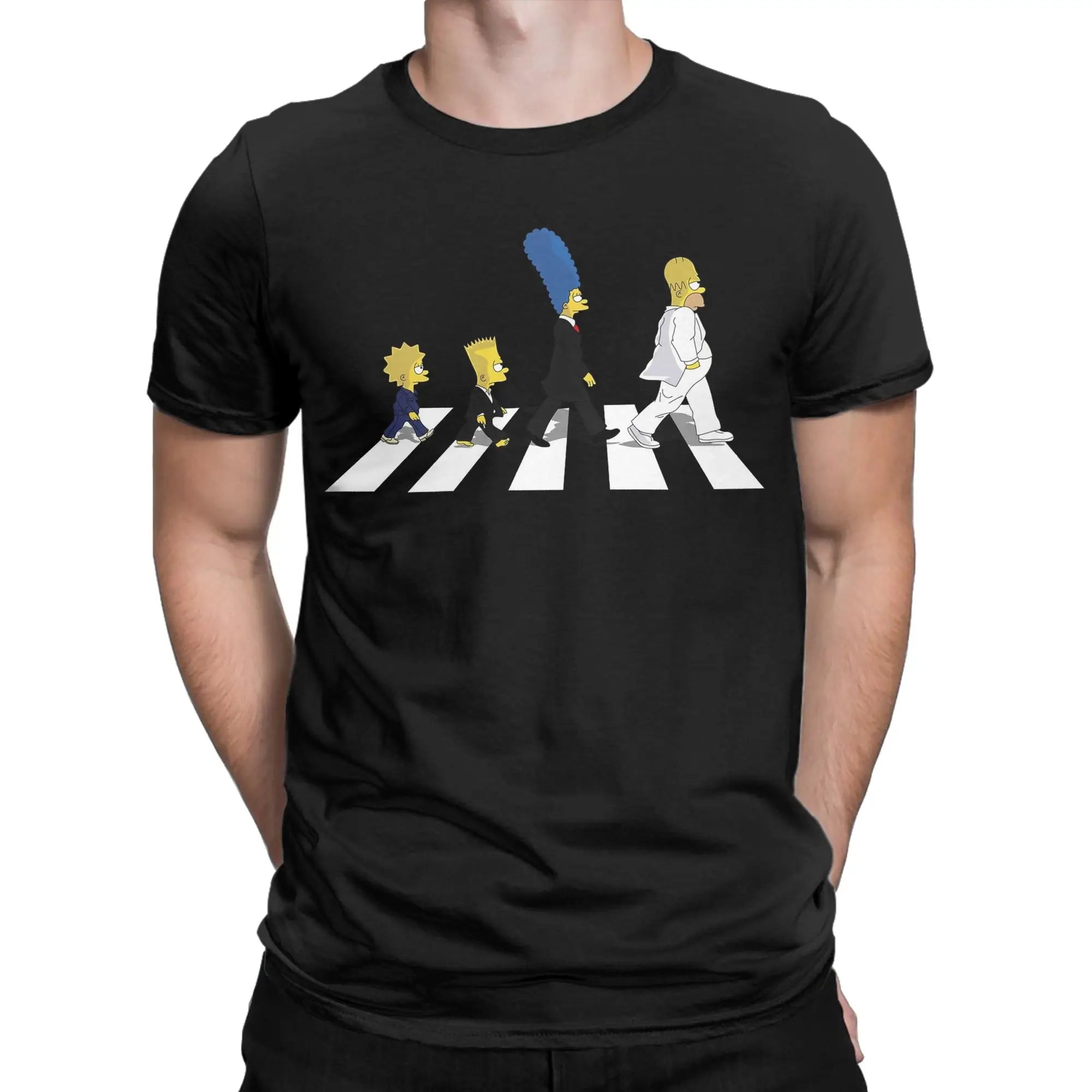 Simpson T Shirts Men's  100% Cotton Vintage T-Shirts O Neck  Tee Shirt Short Sleeve Clothes 6XL