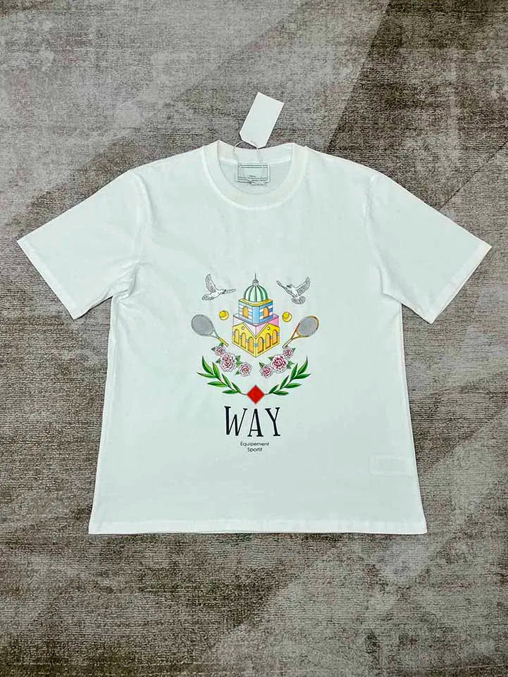 Oversized Fruit Logo Cotton Tee