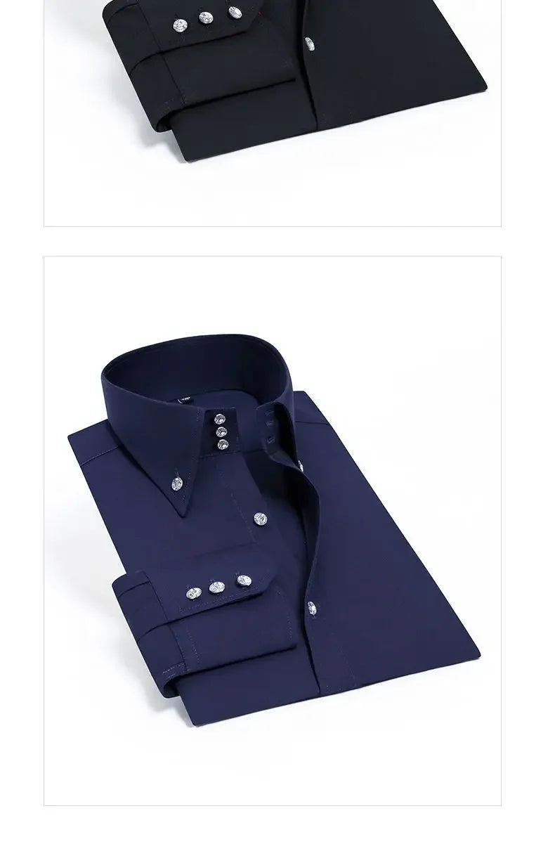 Korean Slim Non-Iron Dress Shirt