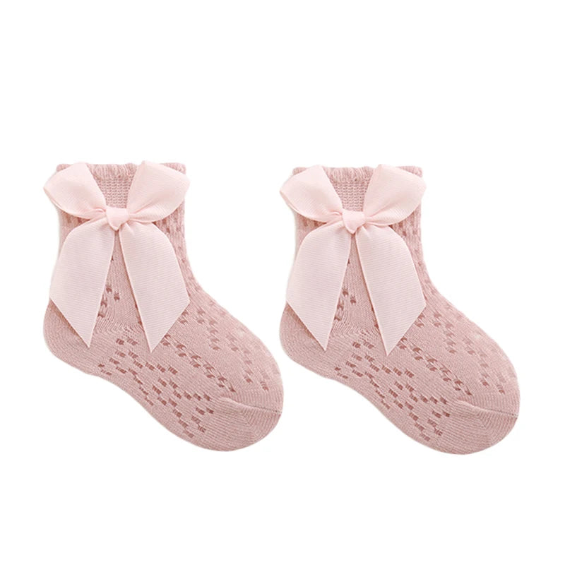 Baby Girl Lace Ruffle Grip Socks