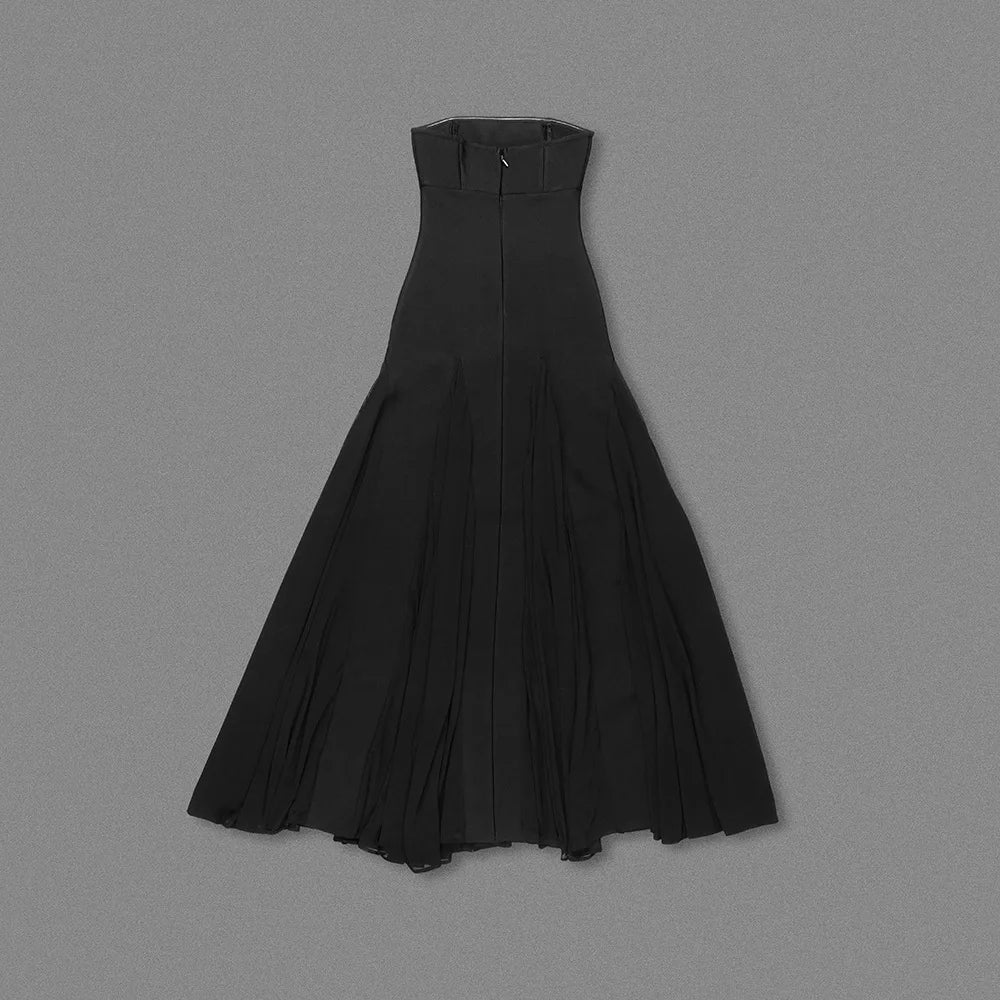 Elegant Backless Sleeveless Evening Gown
