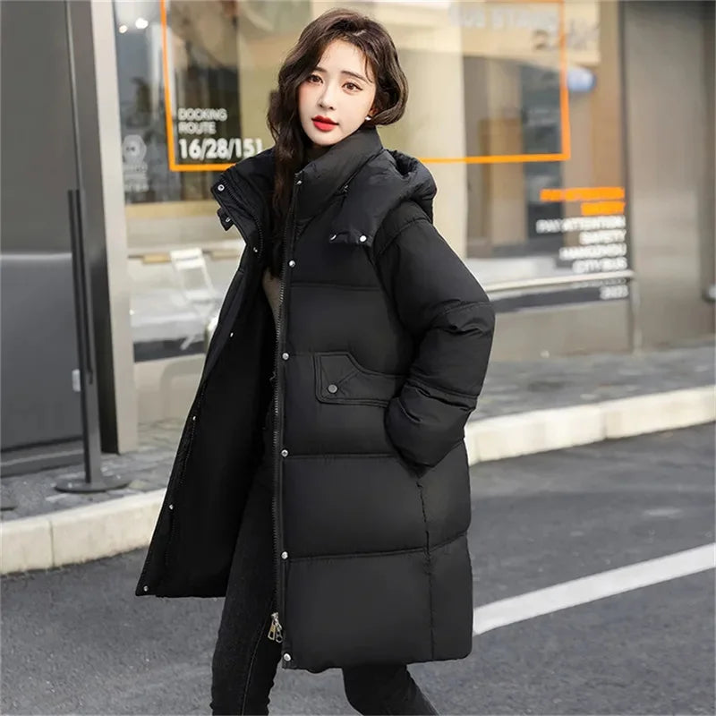 Warm Hooded Winter Padded Jacket