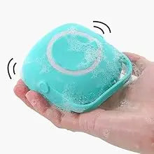 Blue Yellow Shampoo Dispenser Brush