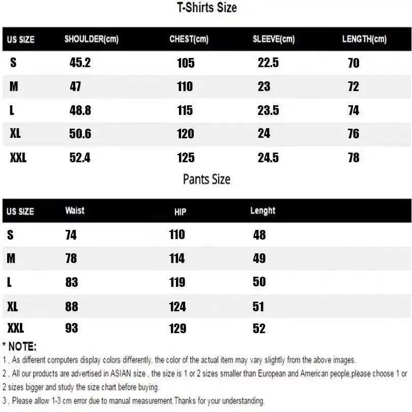 Men's 2-Piece Tracksuit Casual Sportswear Set Short Sleeve T-Shirt + Shorts Quick Dry Breathable Gym Fitness Running Outfit