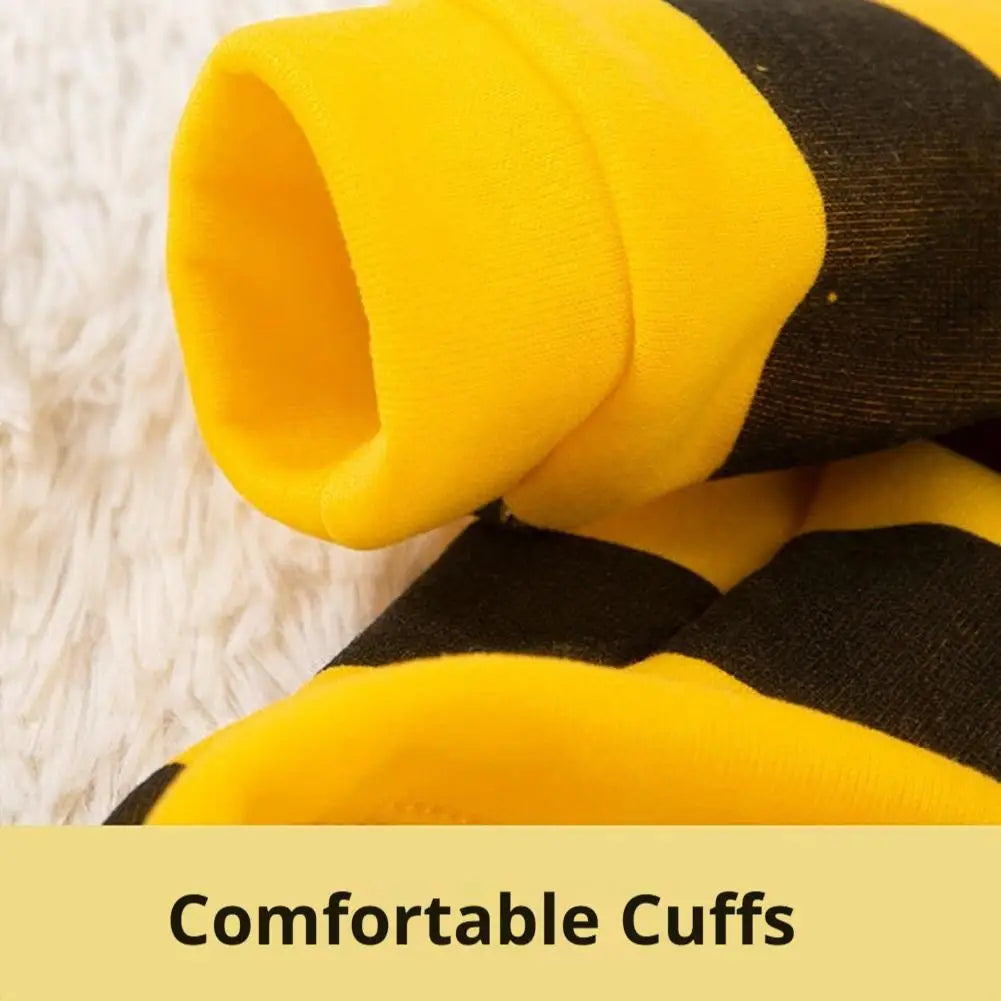 Bee Pet Puppy Coat Apparel Outfit Dog Hoodies Winter Warm Cat Cosplay Costume Holiday Outfit for Small Medium Dogs & Cats