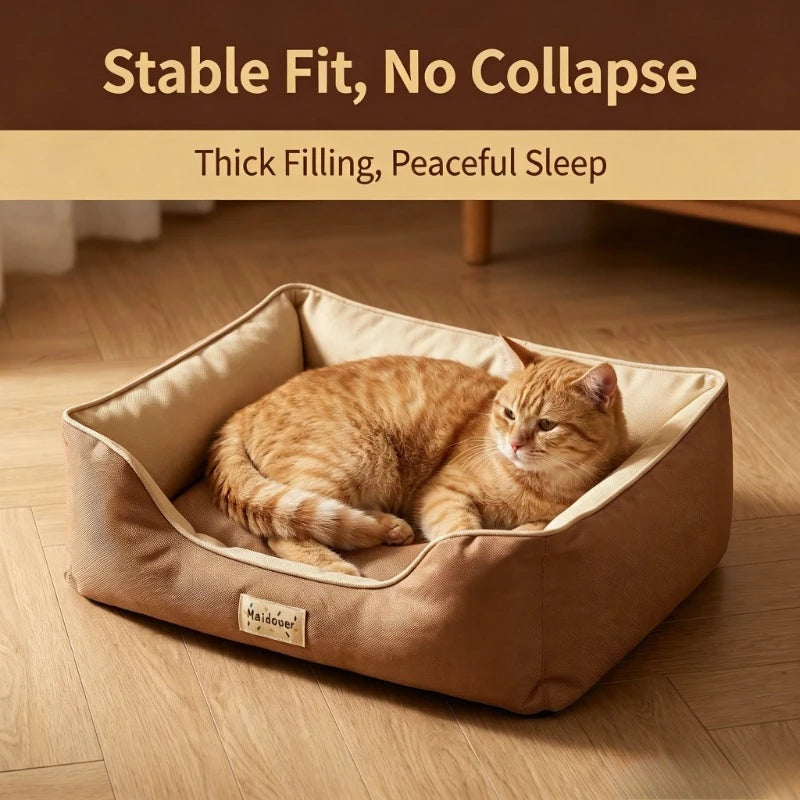 Soft and Cozy Dog And Cat Bed Four Season Pet Bed Suitable For Pet Nest For Small Medium Cats Small Dogs Pet Supplies
