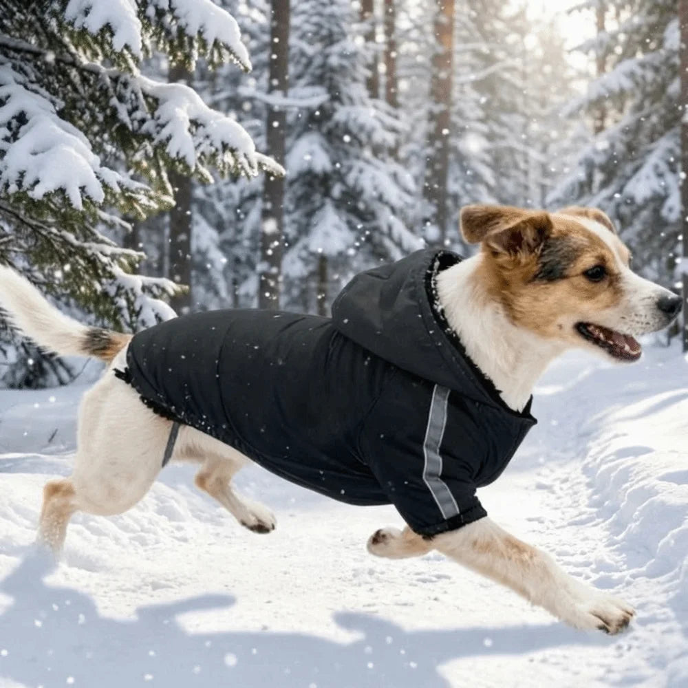 Windproof Reflective Winter Dog Coat