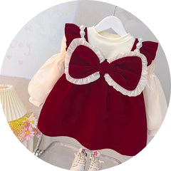 Plush Princess Dress Set for Girls