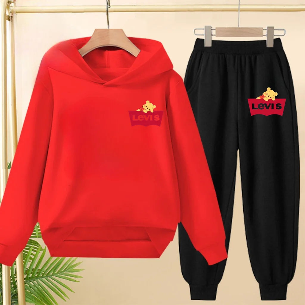 Kids Hooded Sportswear Set