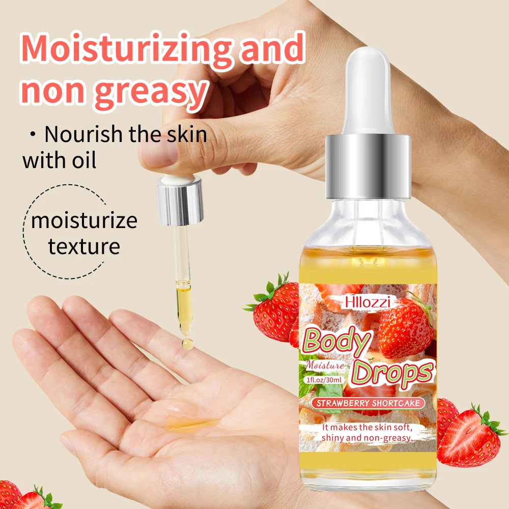 Body Glaze & Body Oil Combination Various Flavors Non-greasy Hydrating and Moisturizing Body Lotion Massage