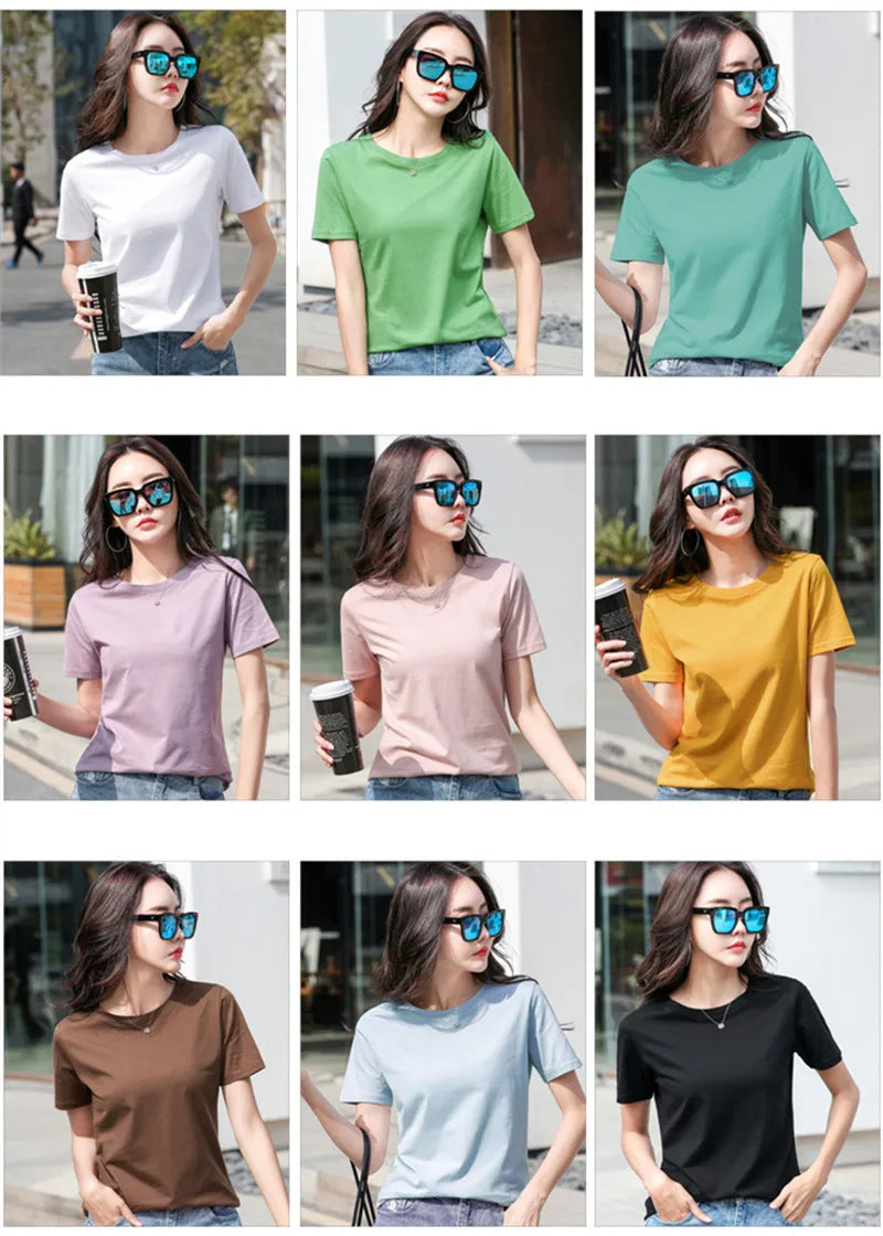 Pure Cotton Casual Loose Tee