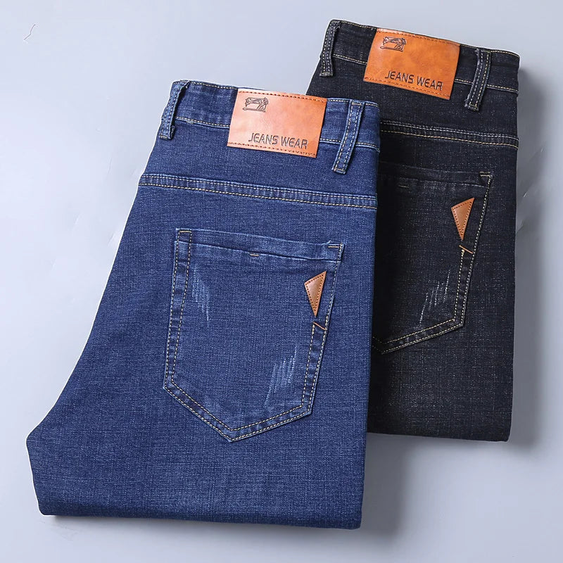 Smart Casual Straight Denim Jeans