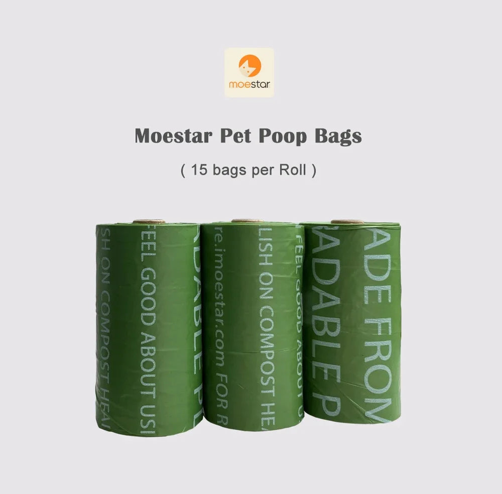 Pet Leash Accessories Pet Poop Bag Dispenser Extension Belt for 2 Pet Replaceable Belt Poop Bags for Pet Walk Ease Moestar