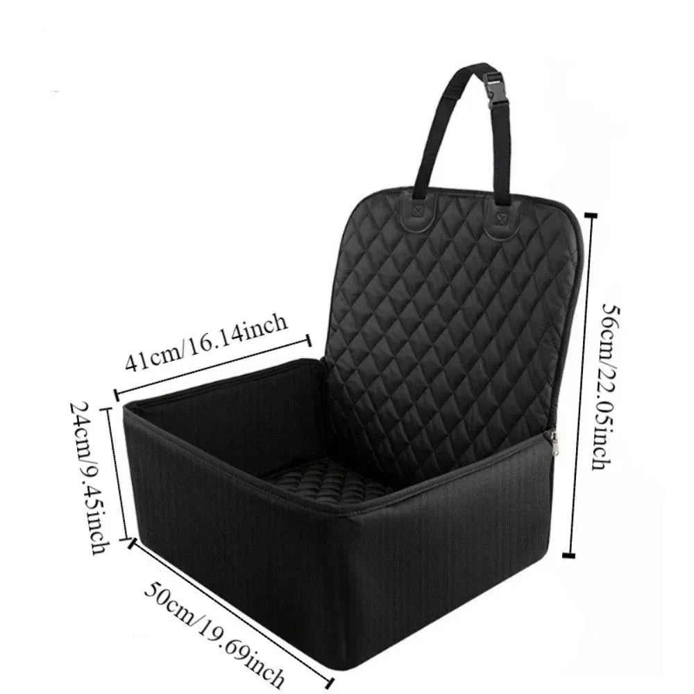 Travel Portable Pet Carrier Basket Non-Slip Scratch Proof Cat Basket Seat Durable Waterproof Dog Auto Seat for Dogs Cats