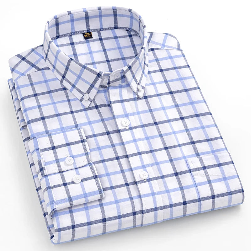 Pure Cotton Oxford Slim Shirt