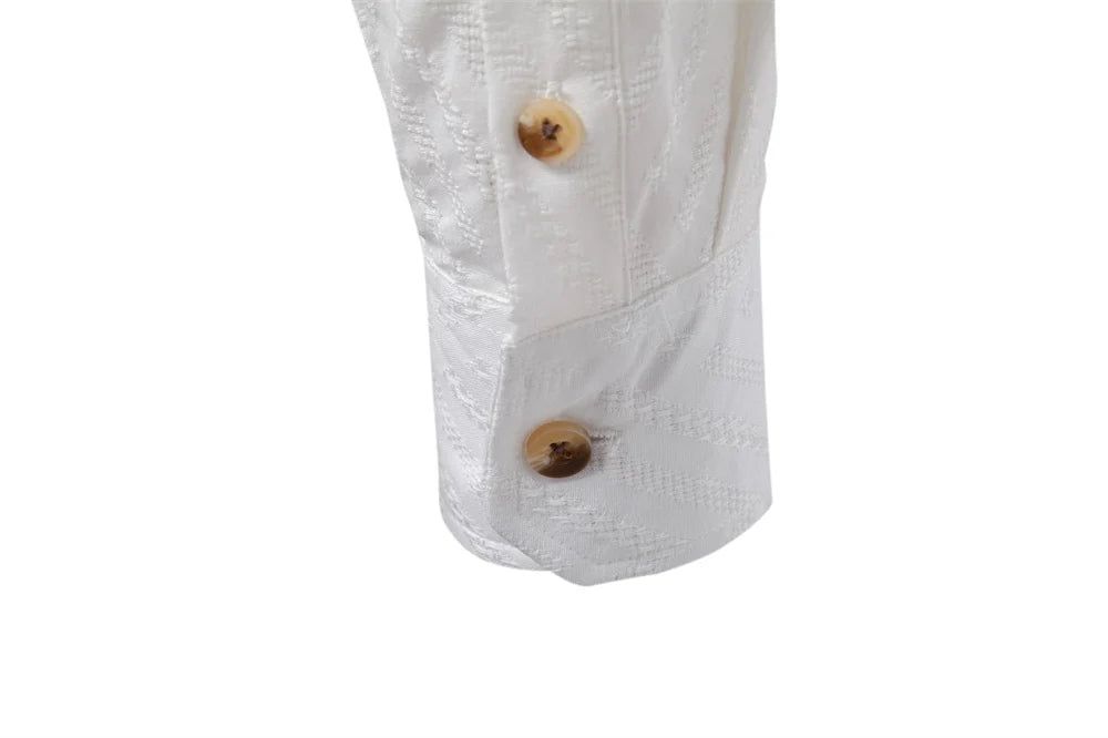 Solid Cotton Half Button Shirt