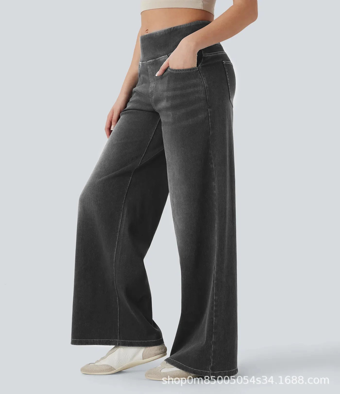 High Waist Wide Leg Jeans