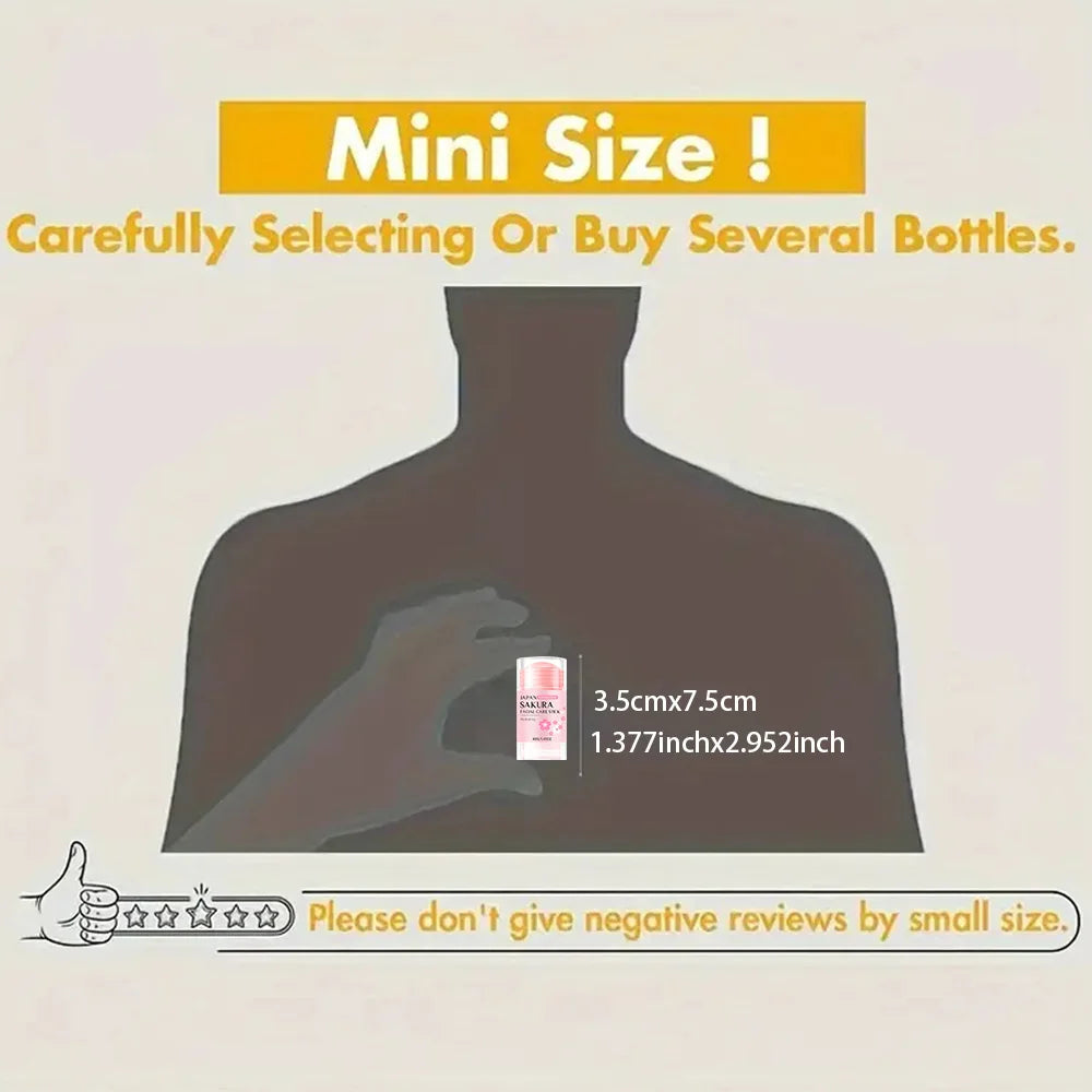 Sakura Facial Care Stick Hydrating Facial Care Moisturizing Cream Deep Hydration Suitable for Dry Aging Face Cream Skin Repair