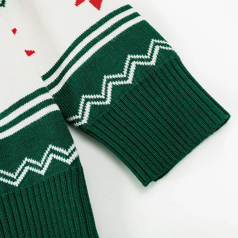 Winter Cartoon Knit Kids Pullover Sweater