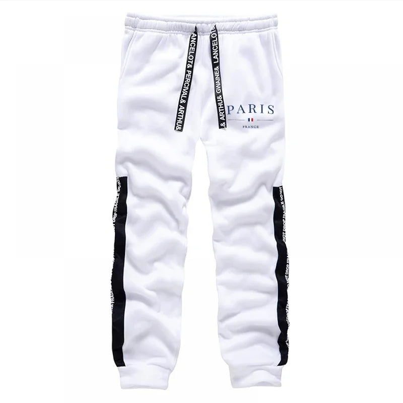 Men's Tracksuit 2 Pcs Sets Print Casual Hooded Sweatshirts Outdoors Sports Jogging Clothing Classic Fashion Single Hoodie Pants