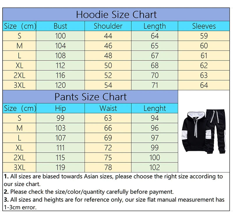 Men's Tracksuit 2 Pcs Sets Print Casual Hooded Sweatshirts Outdoors Sports Jogging Clothing Classic Fashion Single Hoodie Pants