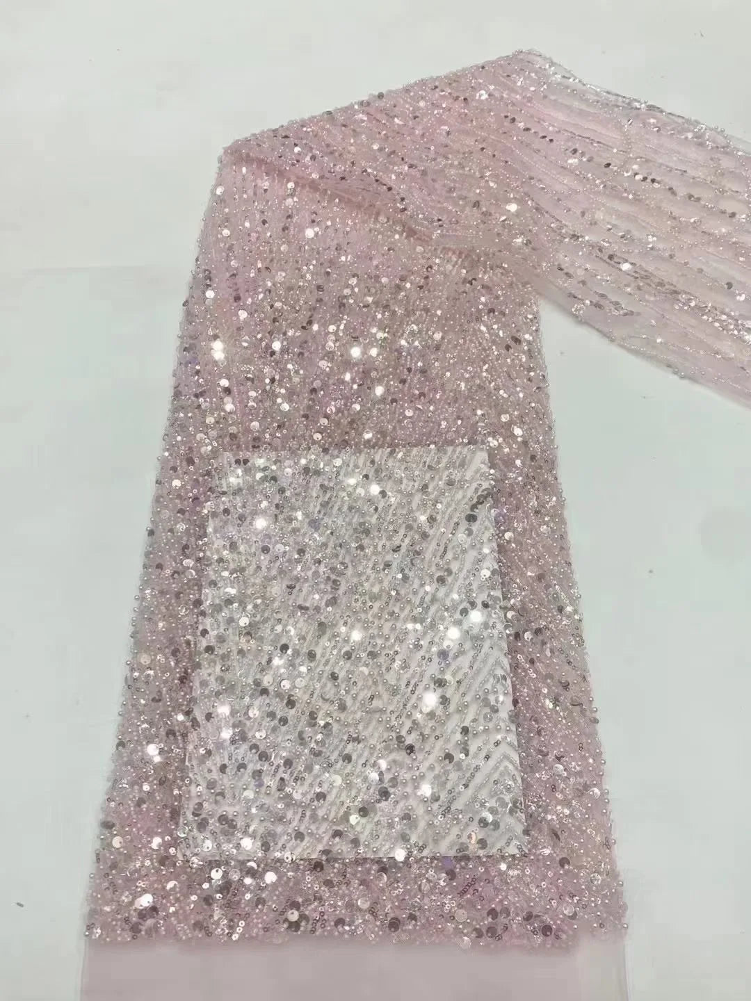 TITLE: Starlight Sequined Evening Gown Dress