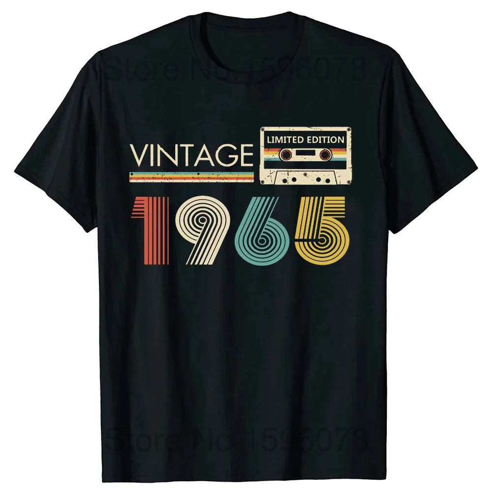 Vintage 1965 Birthday Graphic Tee