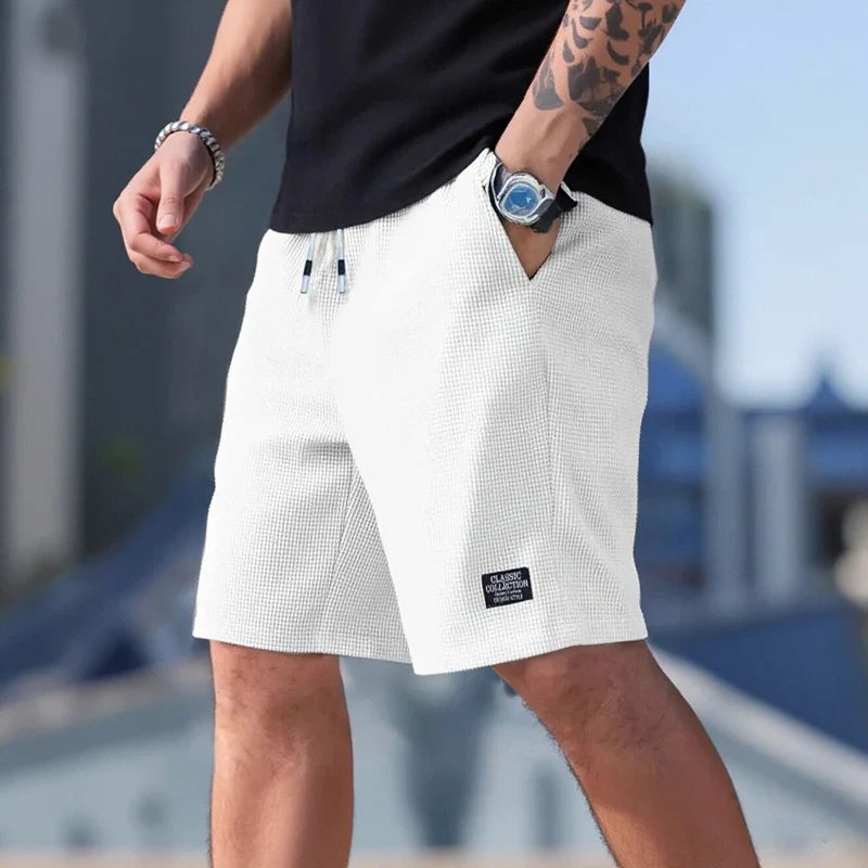 Textured Summer Casual Sport Shorts