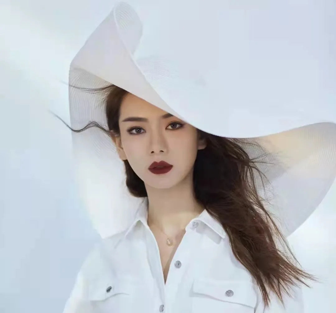 60cm Oversized Foldable Straw Sun Hat