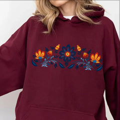 Washed Graphic Oversized Hoodie Women