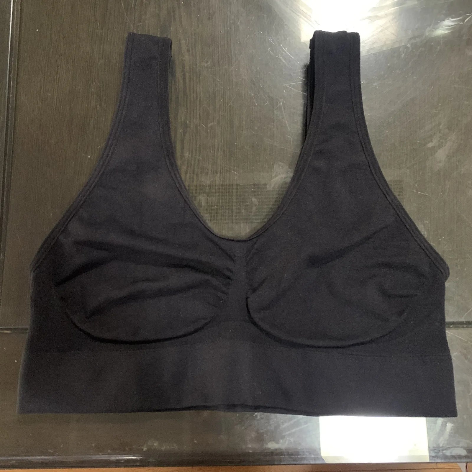3 Pack Women Sports Bra Wirefree Yoga Bras Tank Top High Intensity Push Up Three Color Solid Color Elastic Sports Bra