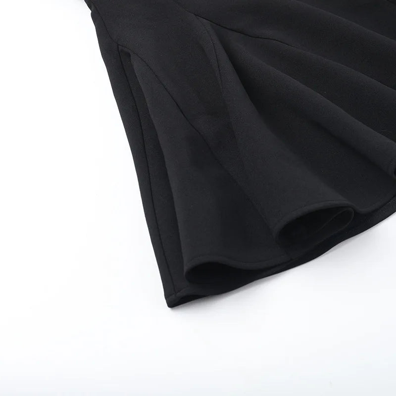 Strapless Bow A-Line Mini Dress