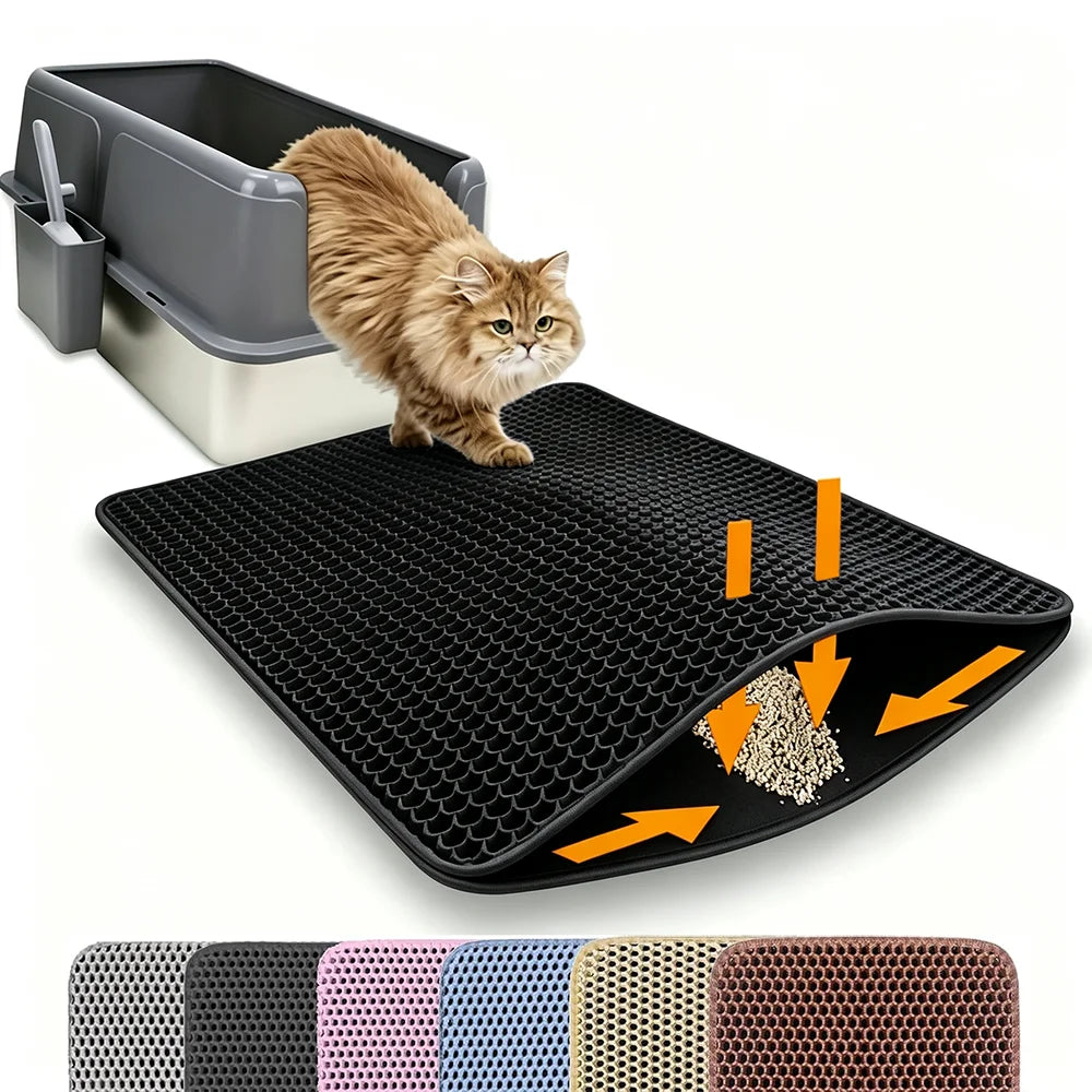 Double Layer Non-Slip Litter Mat
