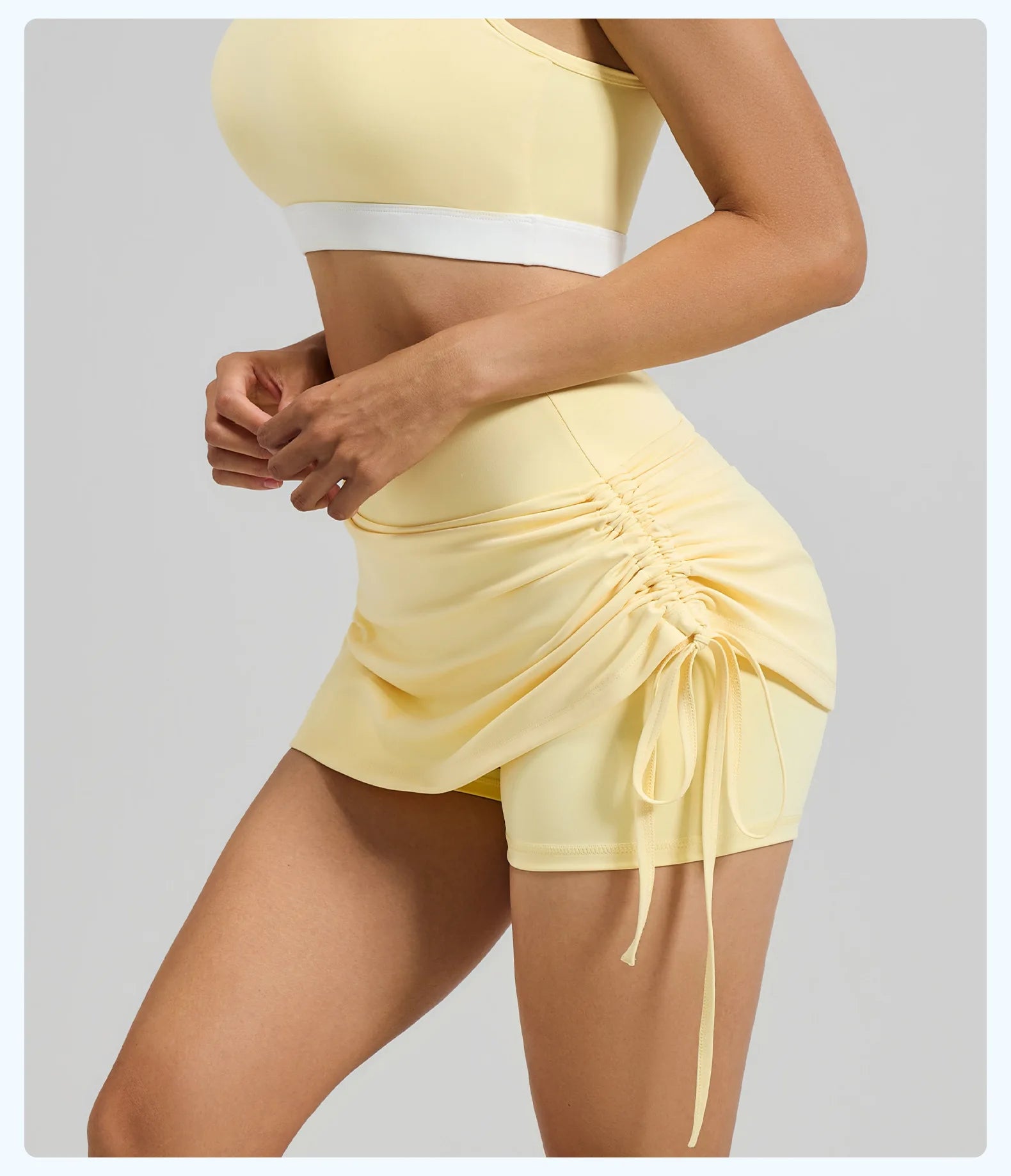 High Elastic Sports Skirt Shorts