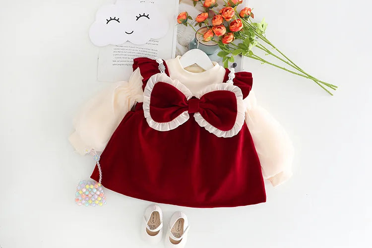 Plush Princess Dress Set for Girls
