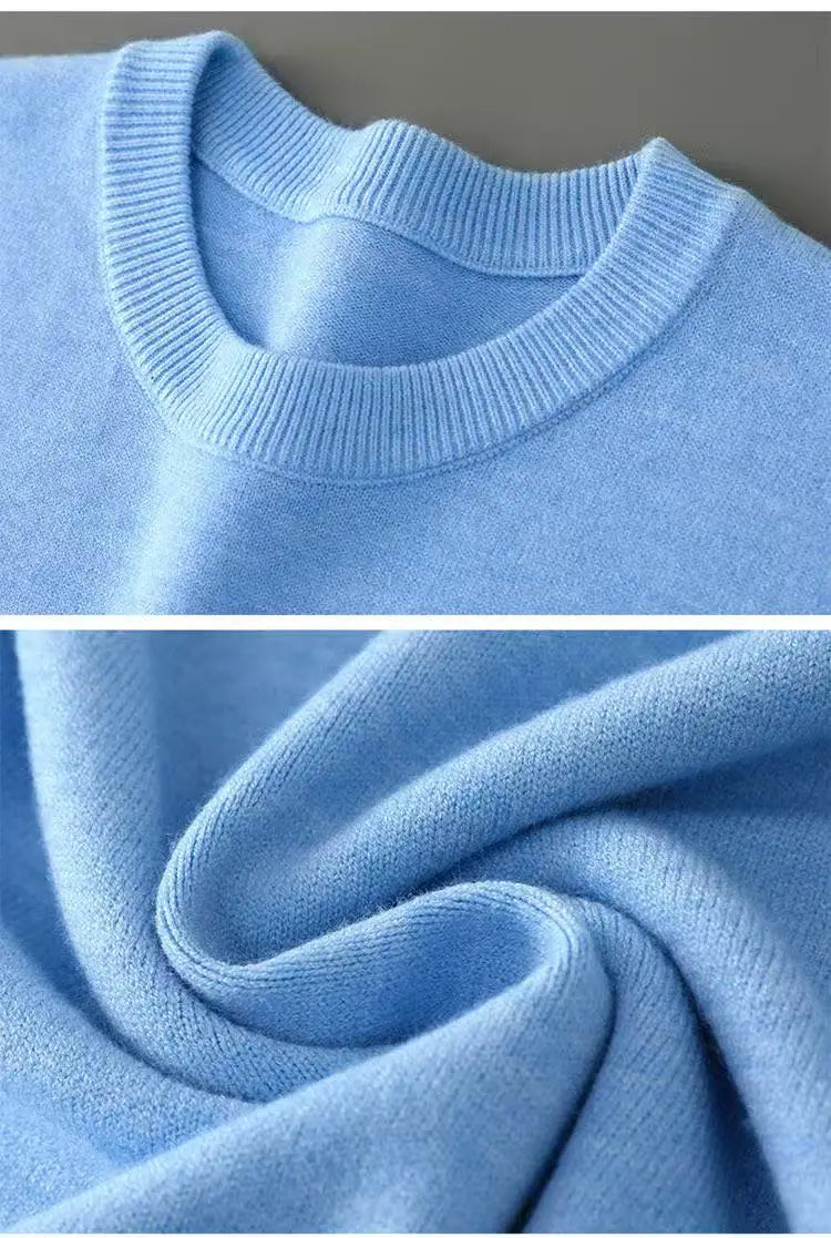 Elastic Warm Knit Pullover