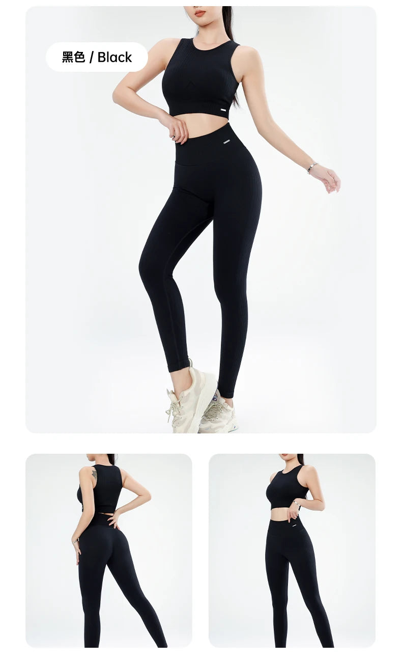 Women Yoga Set Buttery Soft Workout Clothing Gym Wear High Waist Leggings Crop Sports Bra 2 Piece Fitness Sports Suits