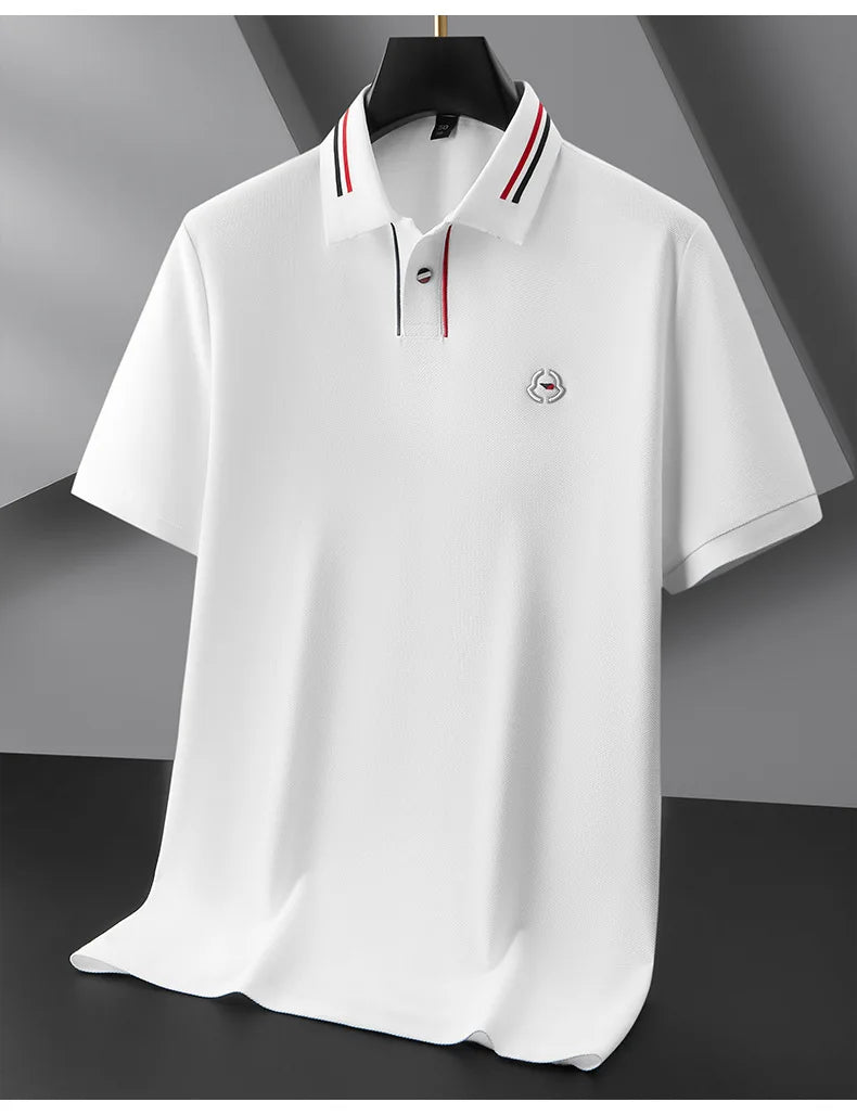 Luxury Cotton Embroidered Summer Polo