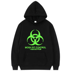 Homixide Gang Mosh Pit Control Hoodie Men Women Hip Hop Oversized Sweatshirt Playboi Carti Opium Merch Sweatshirt HXG Clothes