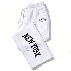 2026 NEW YORK Printed Jogger Pants for Men & Women High Quality Breathable Sweatpants for Running Casual Wear