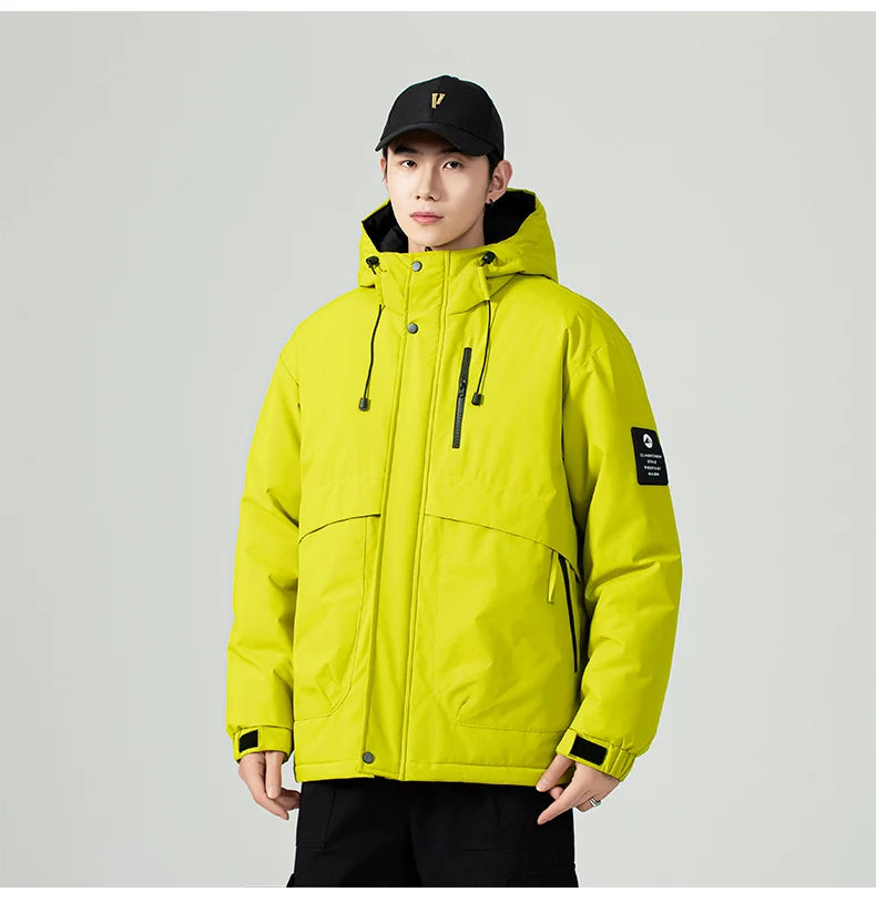 Thick Hooded Hiking Jacket