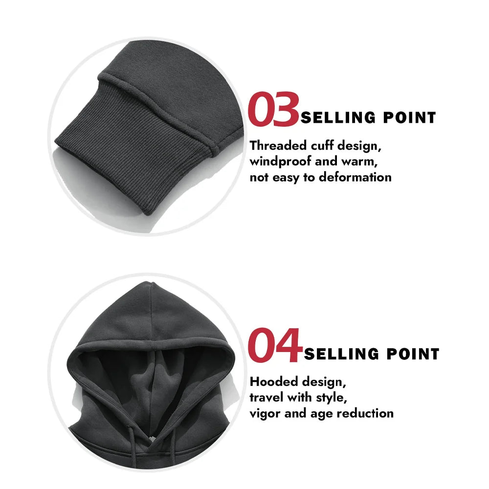 Washed Graphic Oversized Hoodie Women