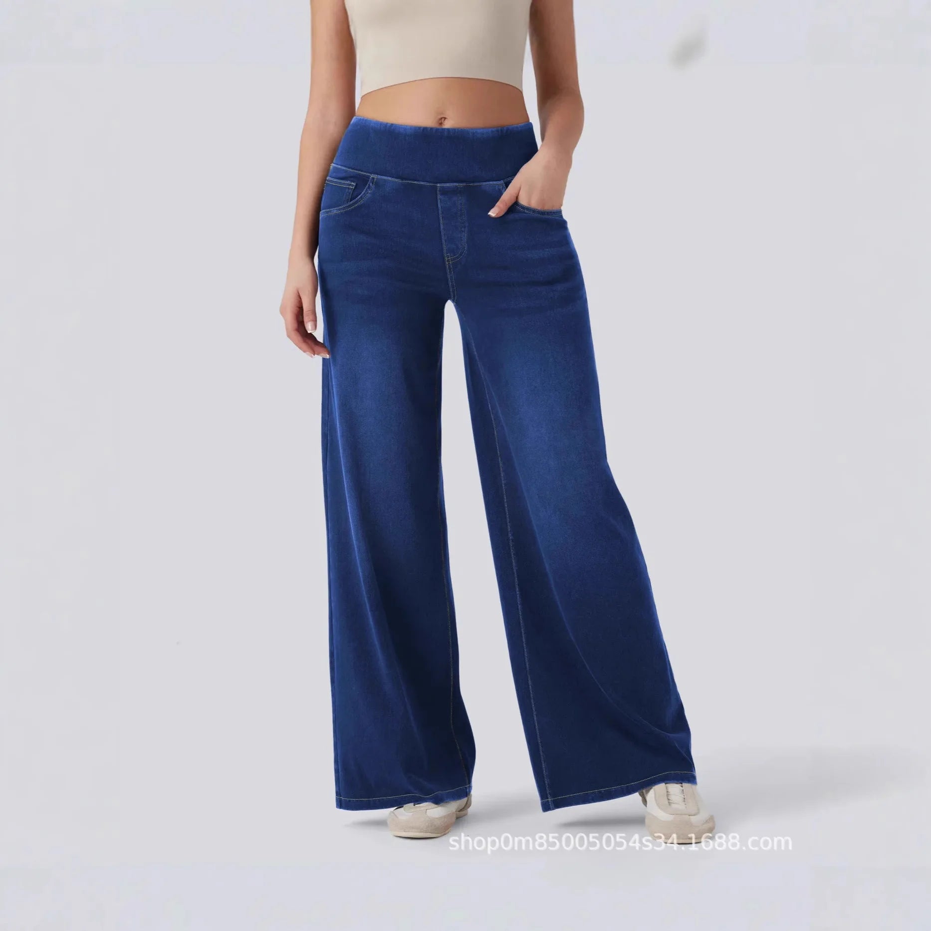 High Waist Wide Leg Jeans